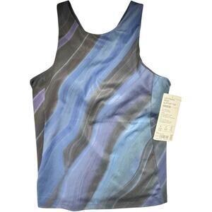 Athleta Women's  Racerback Lightning Print Support Top Sz XS New with tag